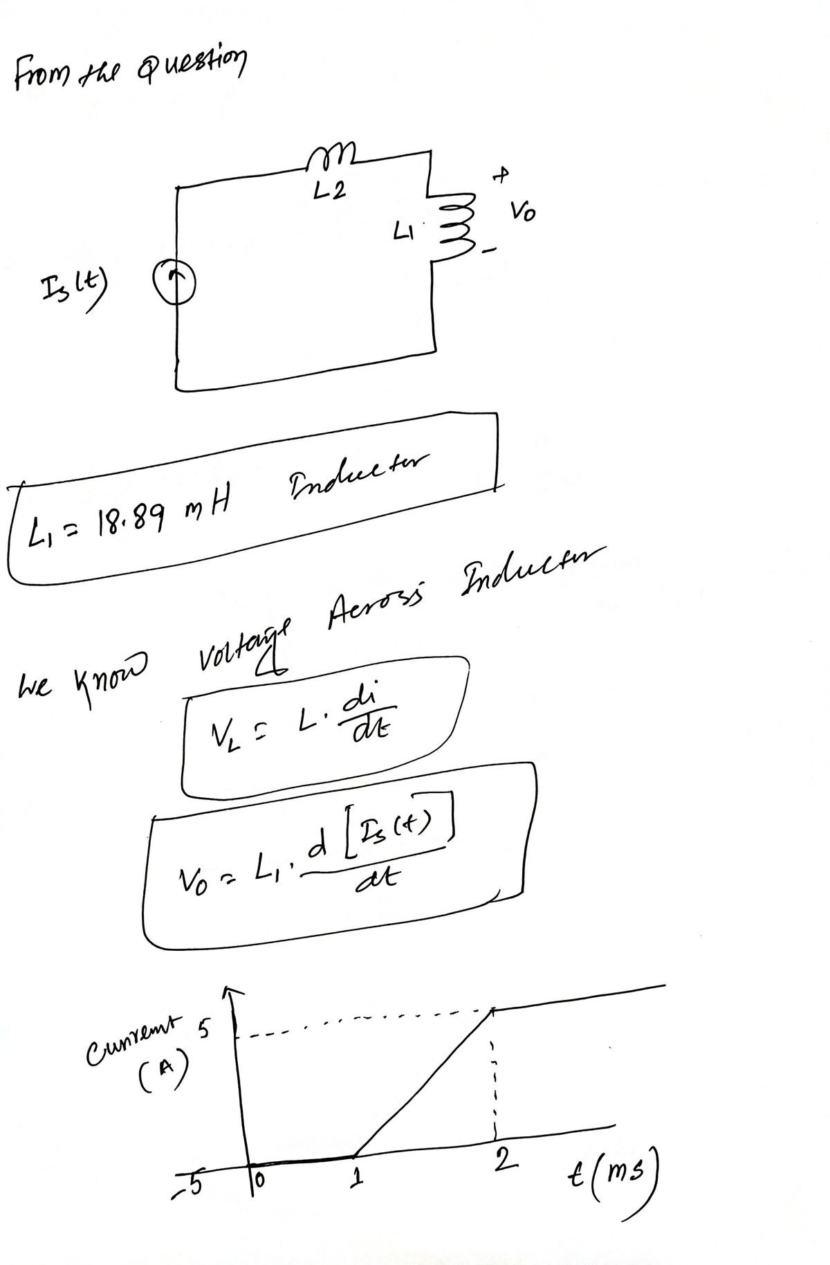 Electrical Engineering homework question answer, step 1, image 1